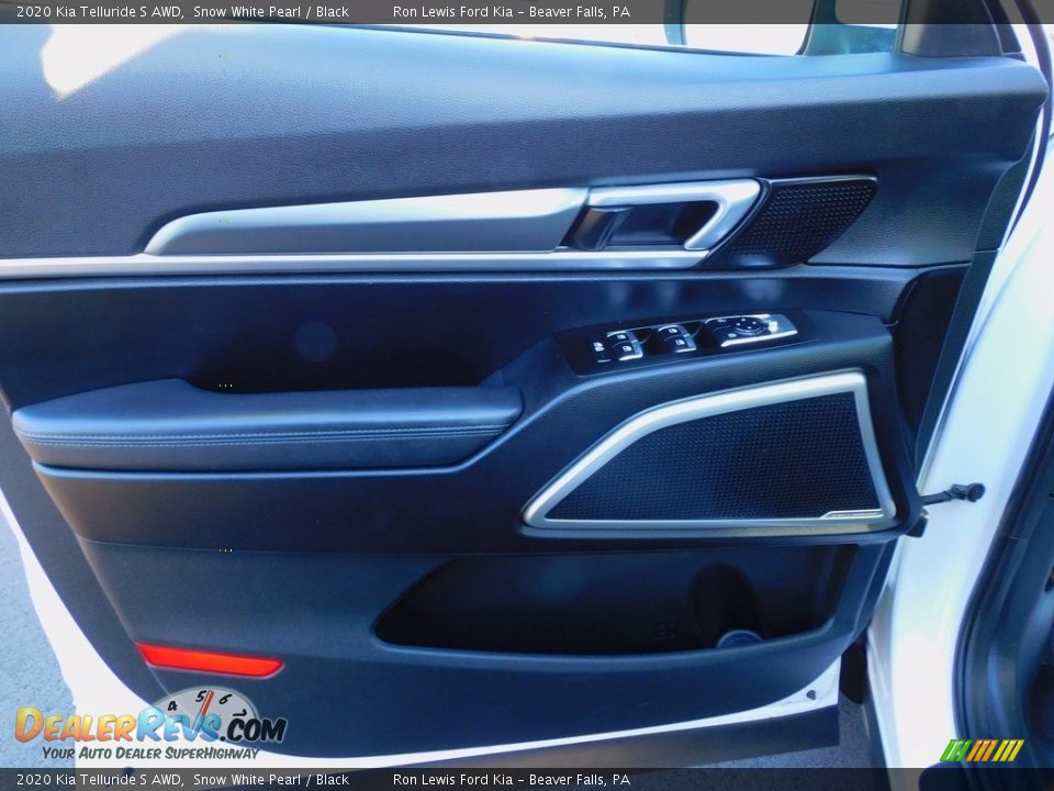 2020 Kia Telluride S AWD Snow White Pearl / Black Photo #16