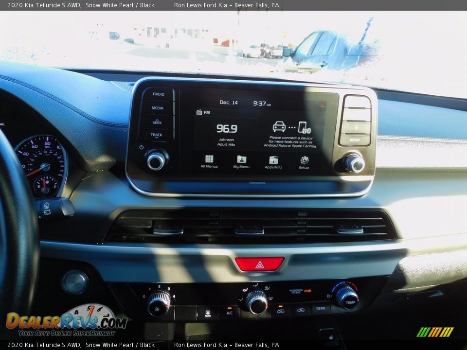 2020 Kia Telluride S AWD Snow White Pearl / Black Photo #18