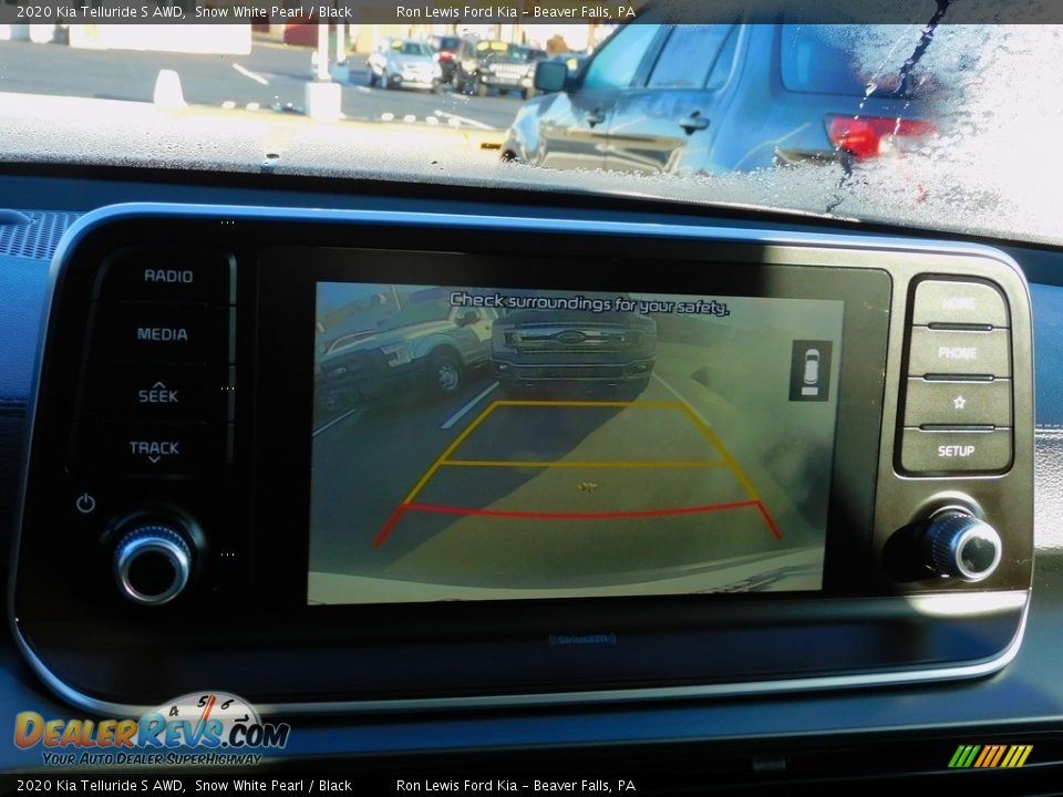 2020 Kia Telluride S AWD Snow White Pearl / Black Photo #19