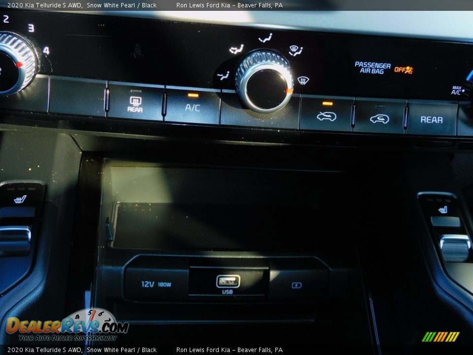 2020 Kia Telluride S AWD Snow White Pearl / Black Photo #20