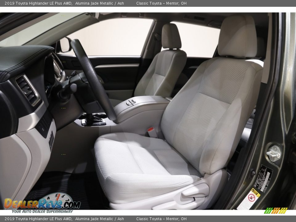 2019 Toyota Highlander LE Plus AWD Alumina Jade Metallic / Ash Photo #5