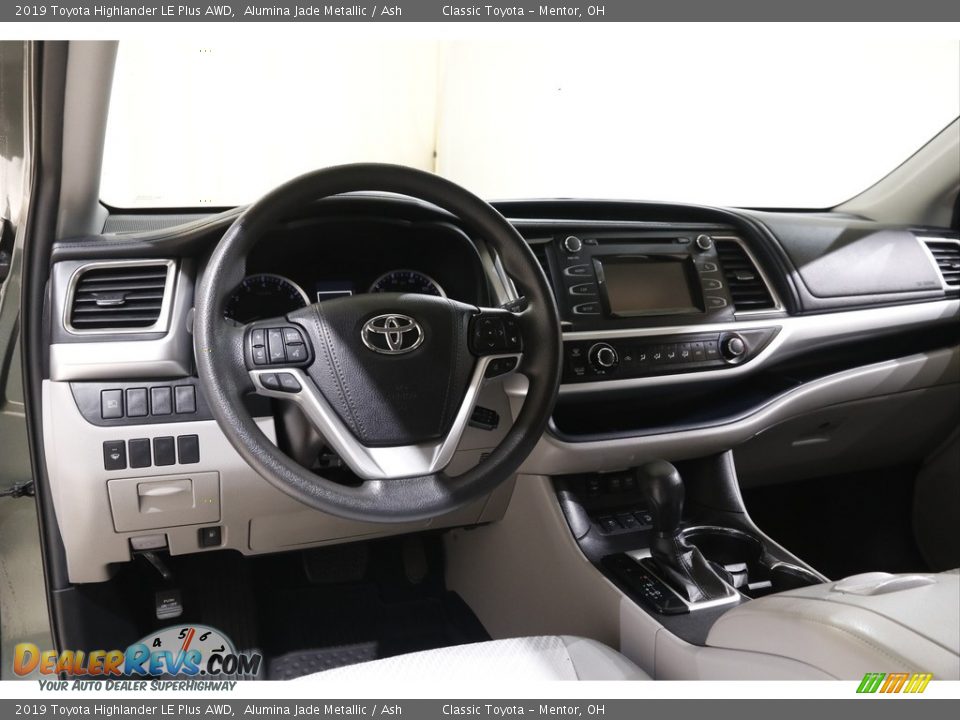 2019 Toyota Highlander LE Plus AWD Alumina Jade Metallic / Ash Photo #6