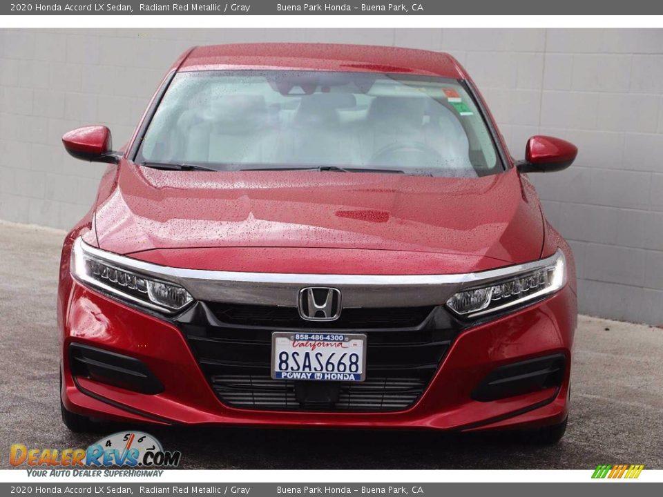 2020 Honda Accord LX Sedan Radiant Red Metallic / Gray Photo #3