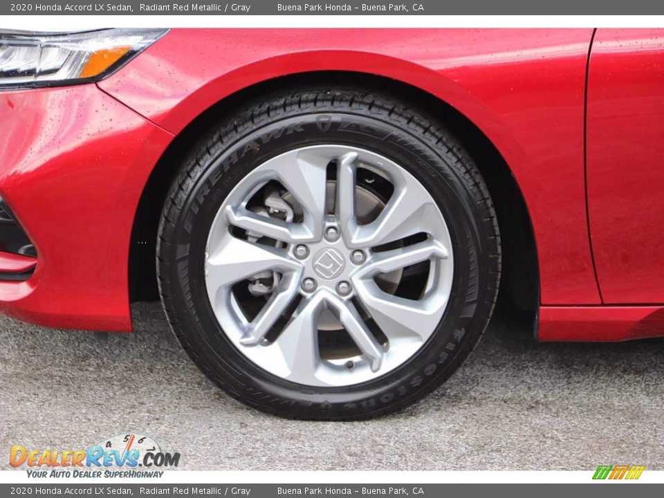 2020 Honda Accord LX Sedan Radiant Red Metallic / Gray Photo #11