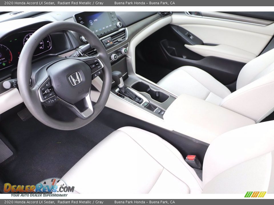 Gray Interior - 2020 Honda Accord LX Sedan Photo #12