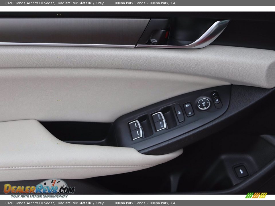 2020 Honda Accord LX Sedan Radiant Red Metallic / Gray Photo #13