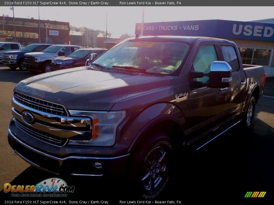 2019 Ford F150 XLT SuperCrew 4x4 Stone Gray / Earth Gray Photo #7