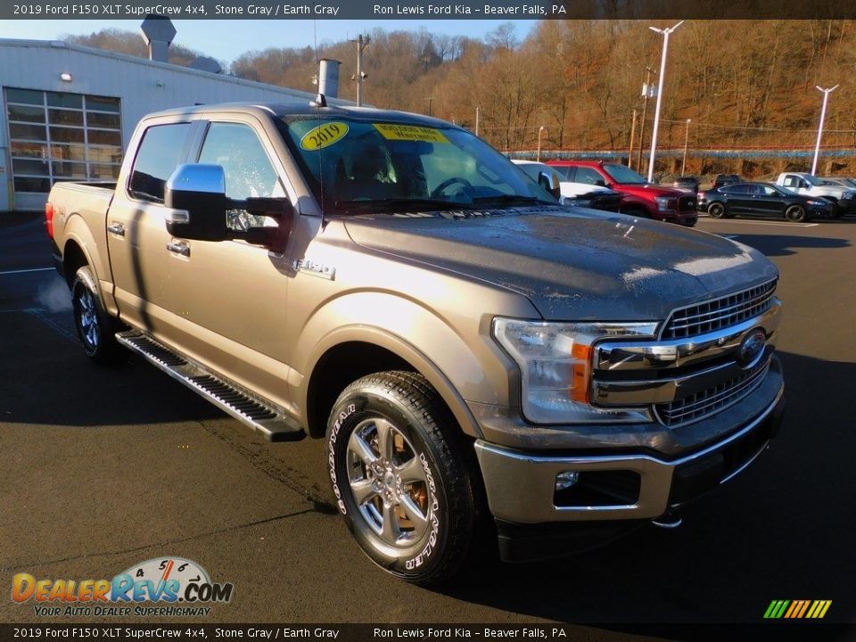 2019 Ford F150 XLT SuperCrew 4x4 Stone Gray / Earth Gray Photo #9