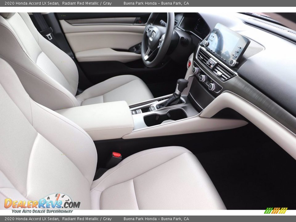 2020 Honda Accord LX Sedan Radiant Red Metallic / Gray Photo #19