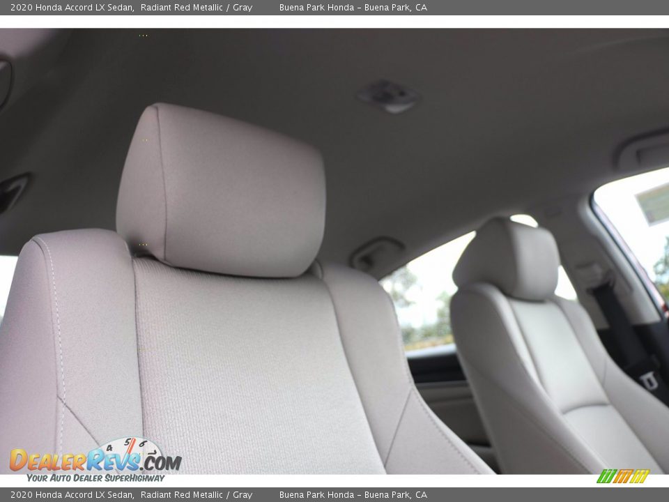 2020 Honda Accord LX Sedan Radiant Red Metallic / Gray Photo #20
