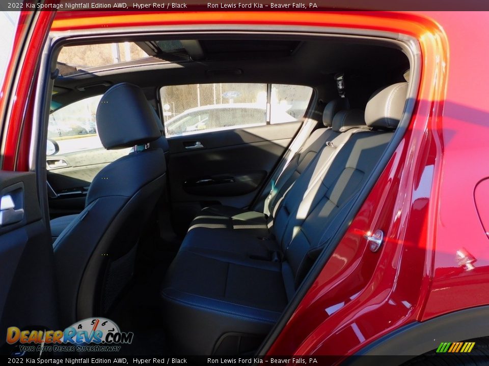 2022 Kia Sportage Nightfall Edition AWD Hyper Red / Black Photo #12