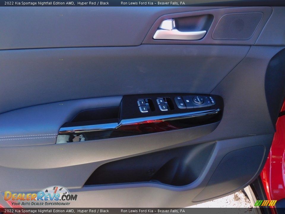2022 Kia Sportage Nightfall Edition AWD Hyper Red / Black Photo #14