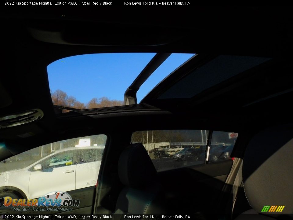 2022 Kia Sportage Nightfall Edition AWD Hyper Red / Black Photo #15