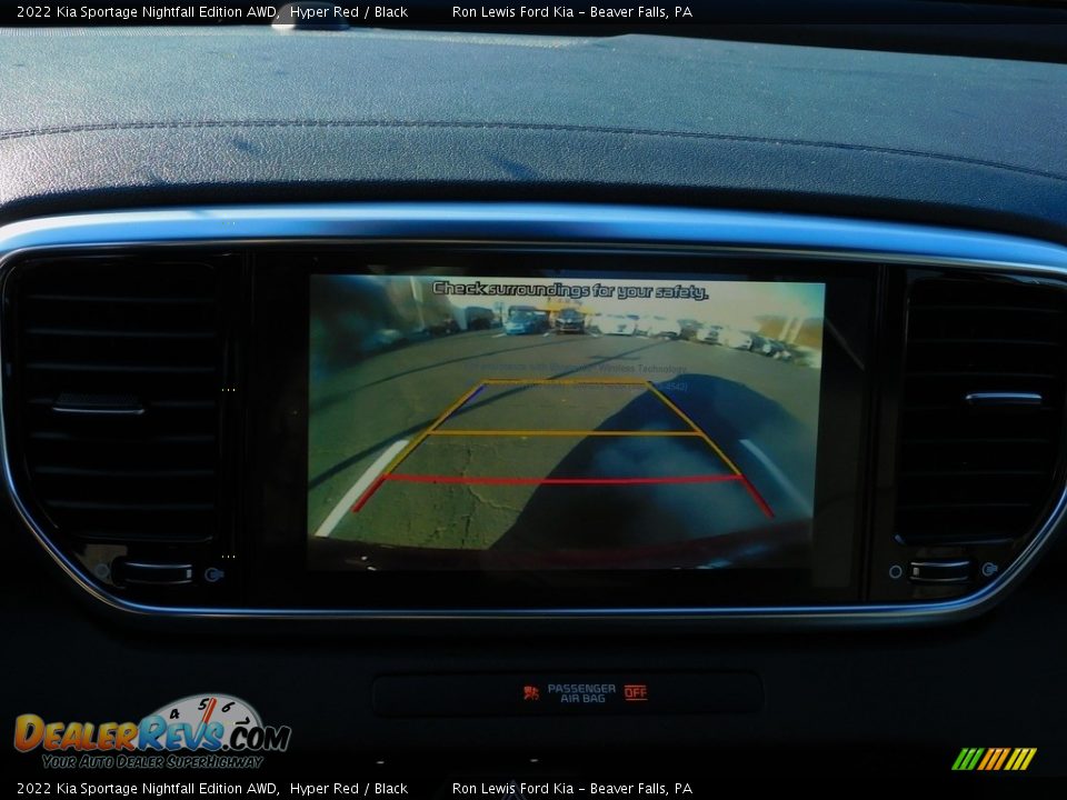 2022 Kia Sportage Nightfall Edition AWD Hyper Red / Black Photo #17