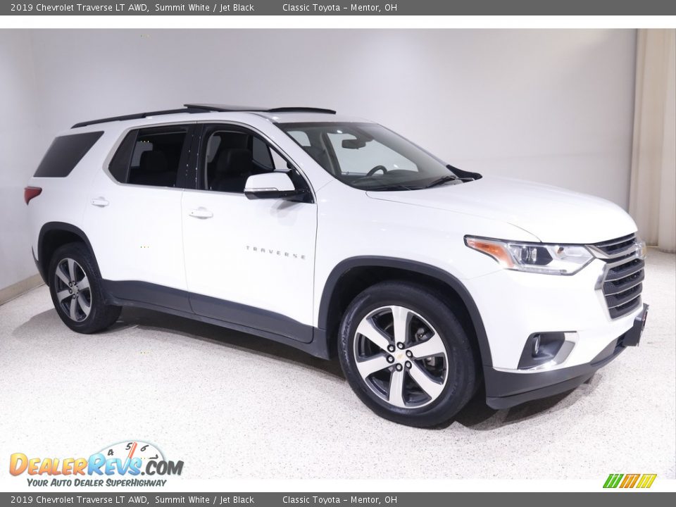 2019 Chevrolet Traverse LT AWD Summit White / Jet Black Photo #1