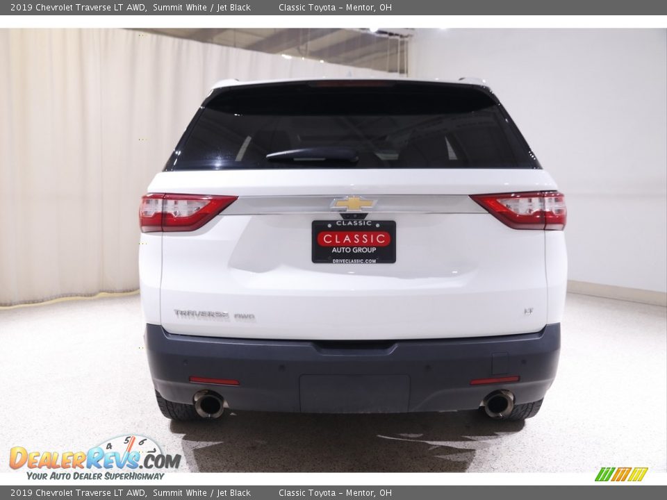 2019 Chevrolet Traverse LT AWD Summit White / Jet Black Photo #19