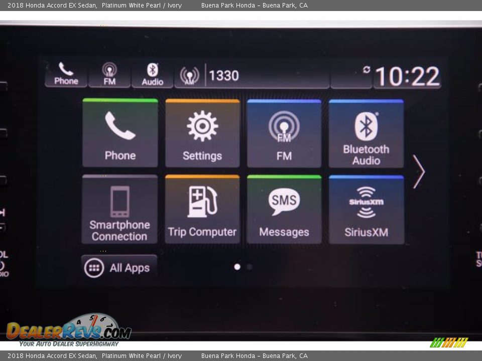 2018 Honda Accord EX Sedan Platinum White Pearl / Ivory Photo #25