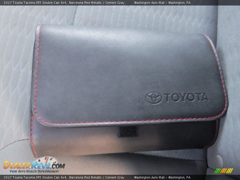 2017 Toyota Tacoma SR5 Double Cab 4x4 Barcelona Red Metallic / Cement Gray Photo #28