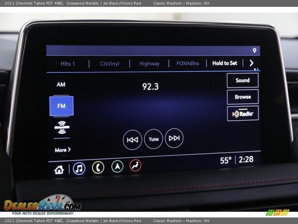 2021 Chevrolet Tahoe RST 4WD Graywood Metallic / Jet Black/Victory Red Photo #11