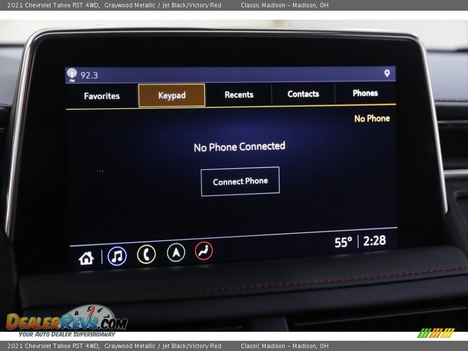 2021 Chevrolet Tahoe RST 4WD Graywood Metallic / Jet Black/Victory Red Photo #12