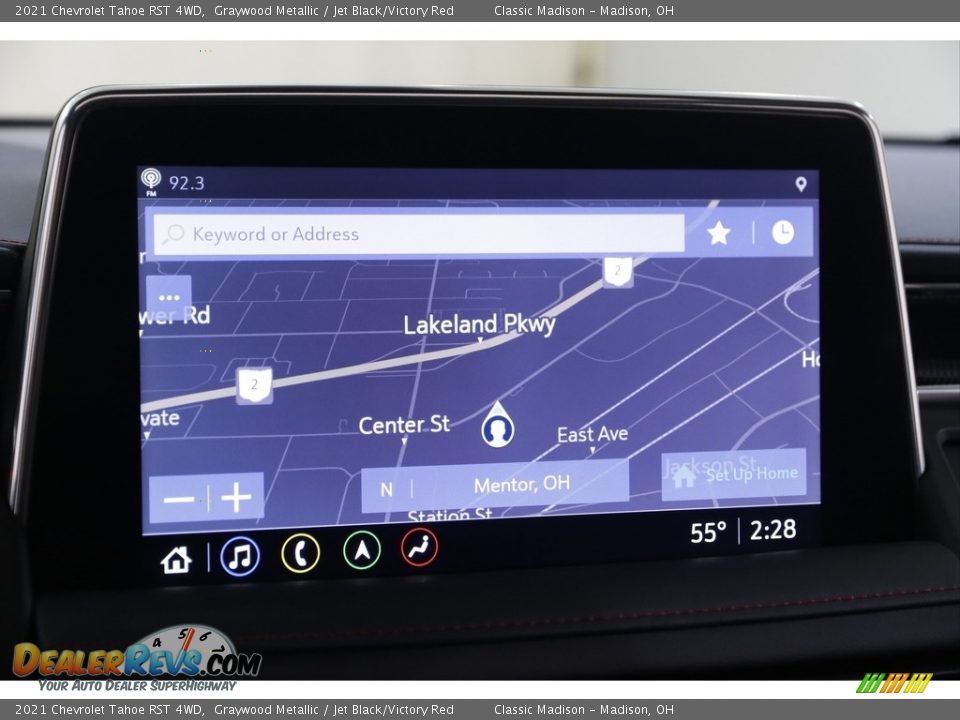 2021 Chevrolet Tahoe RST 4WD Graywood Metallic / Jet Black/Victory Red Photo #13