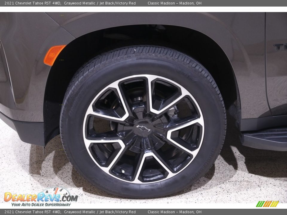 2021 Chevrolet Tahoe RST 4WD Graywood Metallic / Jet Black/Victory Red Photo #25