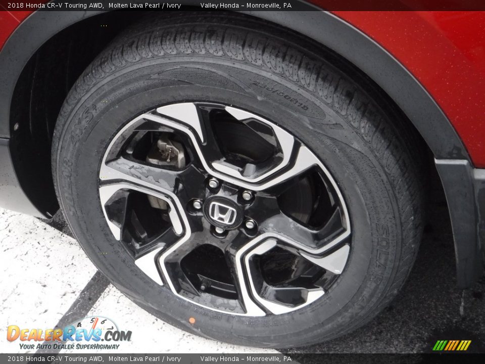 2018 Honda CR-V Touring AWD Molten Lava Pearl / Ivory Photo #3