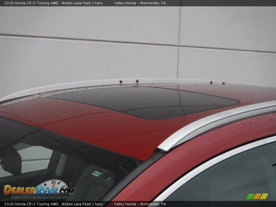 2018 Honda CR-V Touring AWD Molten Lava Pearl / Ivory Photo #4