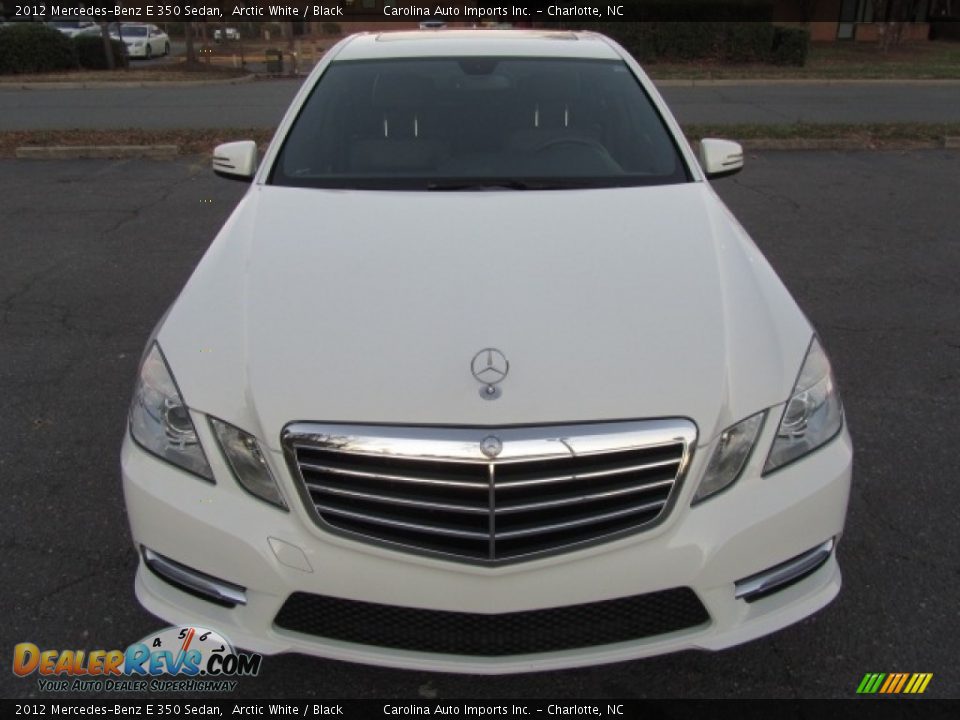 2012 Mercedes-Benz E 350 Sedan Arctic White / Black Photo #5