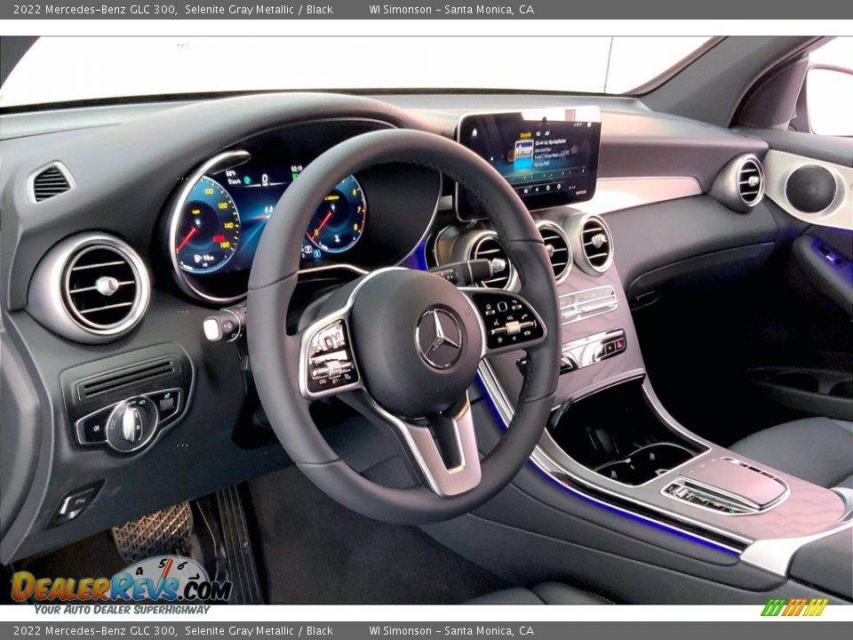 2022 Mercedes-Benz GLC 300 Selenite Gray Metallic / Black Photo #4