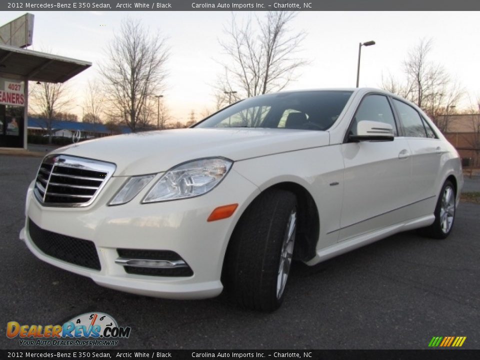 2012 Mercedes-Benz E 350 Sedan Arctic White / Black Photo #6