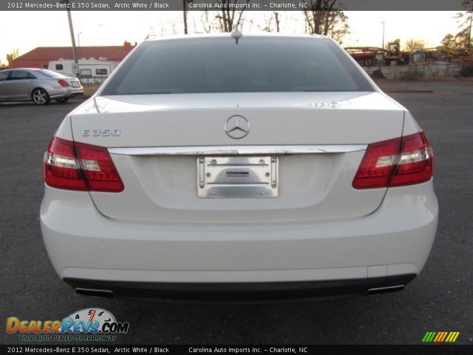 2012 Mercedes-Benz E 350 Sedan Arctic White / Black Photo #9