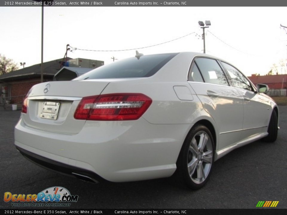 2012 Mercedes-Benz E 350 Sedan Arctic White / Black Photo #10