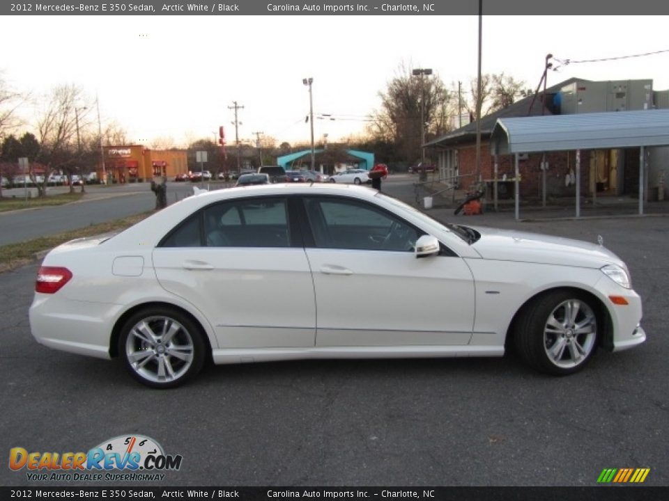 2012 Mercedes-Benz E 350 Sedan Arctic White / Black Photo #11