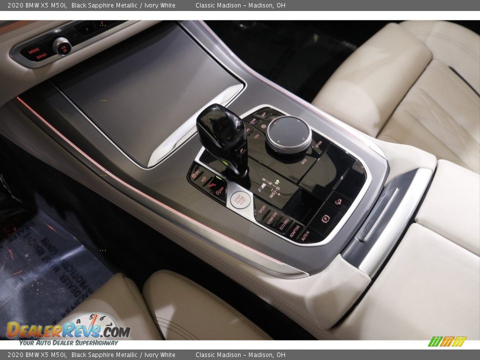 2020 BMW X5 M50i Black Sapphire Metallic / Ivory White Photo #14