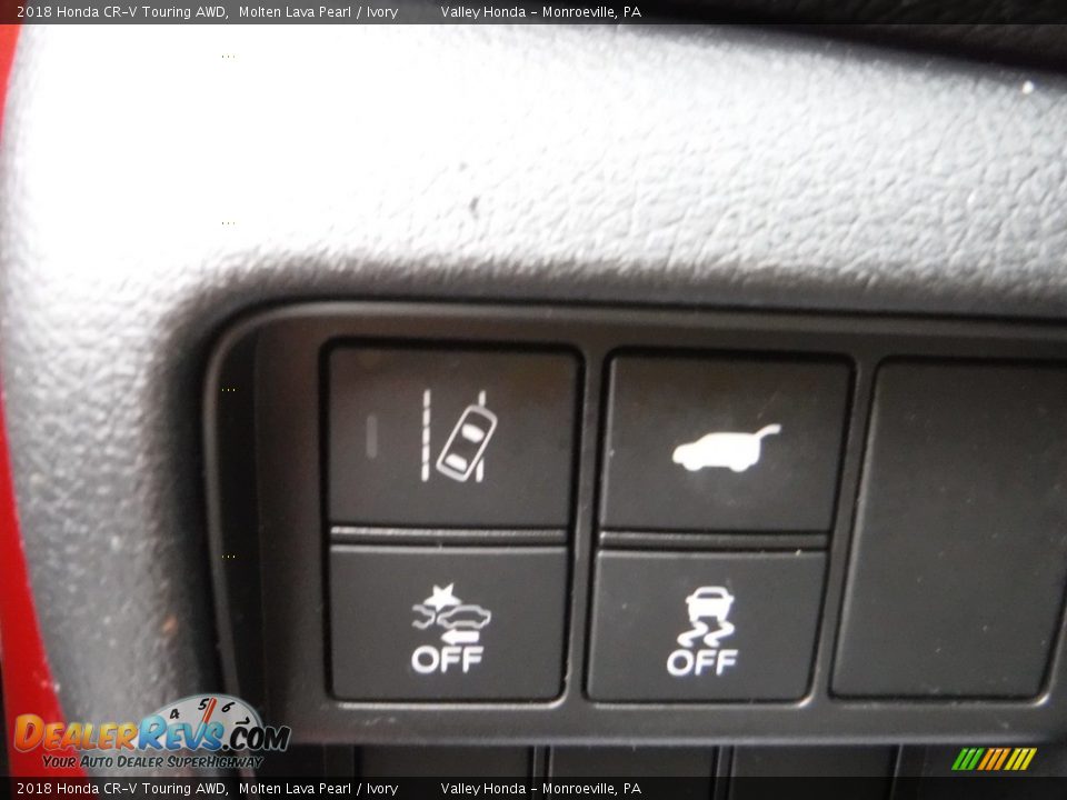 2018 Honda CR-V Touring AWD Molten Lava Pearl / Ivory Photo #13