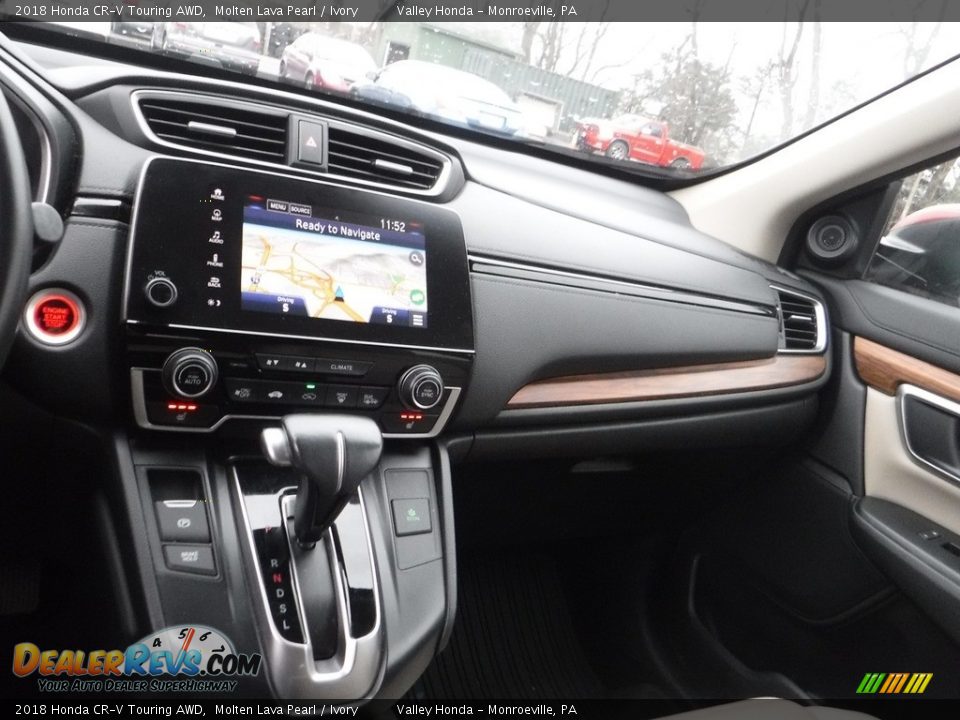 2018 Honda CR-V Touring AWD Molten Lava Pearl / Ivory Photo #16