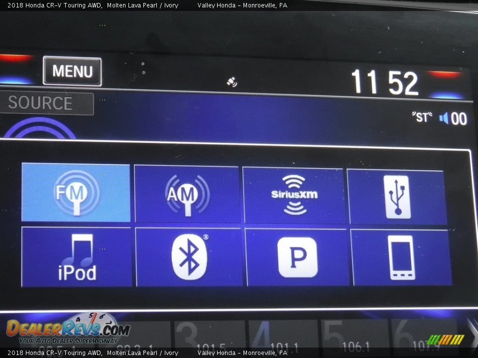 2018 Honda CR-V Touring AWD Molten Lava Pearl / Ivory Photo #20