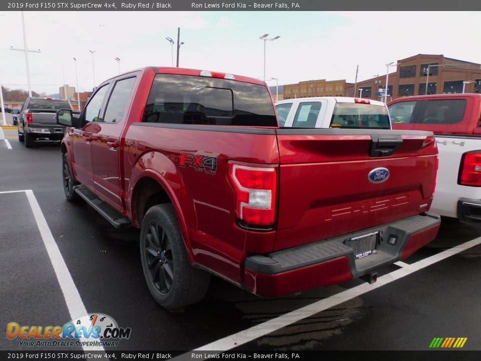 2019 Ford F150 STX SuperCrew 4x4 Ruby Red / Black Photo #4