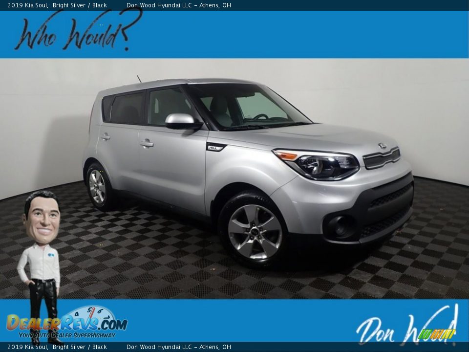 2019 Kia Soul Bright Silver / Black Photo #1