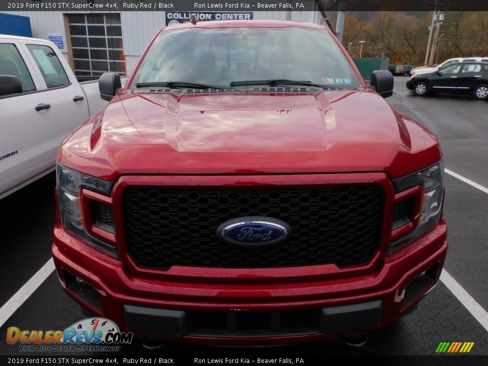 2019 Ford F150 STX SuperCrew 4x4 Ruby Red / Black Photo #6