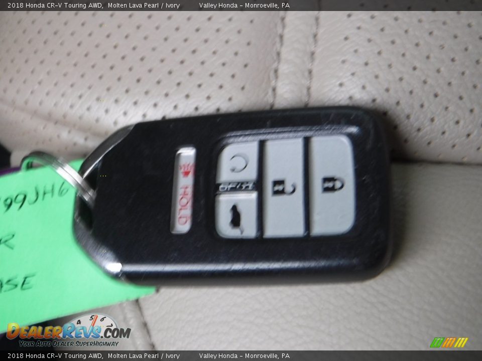 2018 Honda CR-V Touring AWD Molten Lava Pearl / Ivory Photo #25