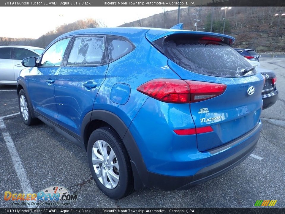 2019 Hyundai Tucson SE AWD Aqua Blue / Black Photo #2