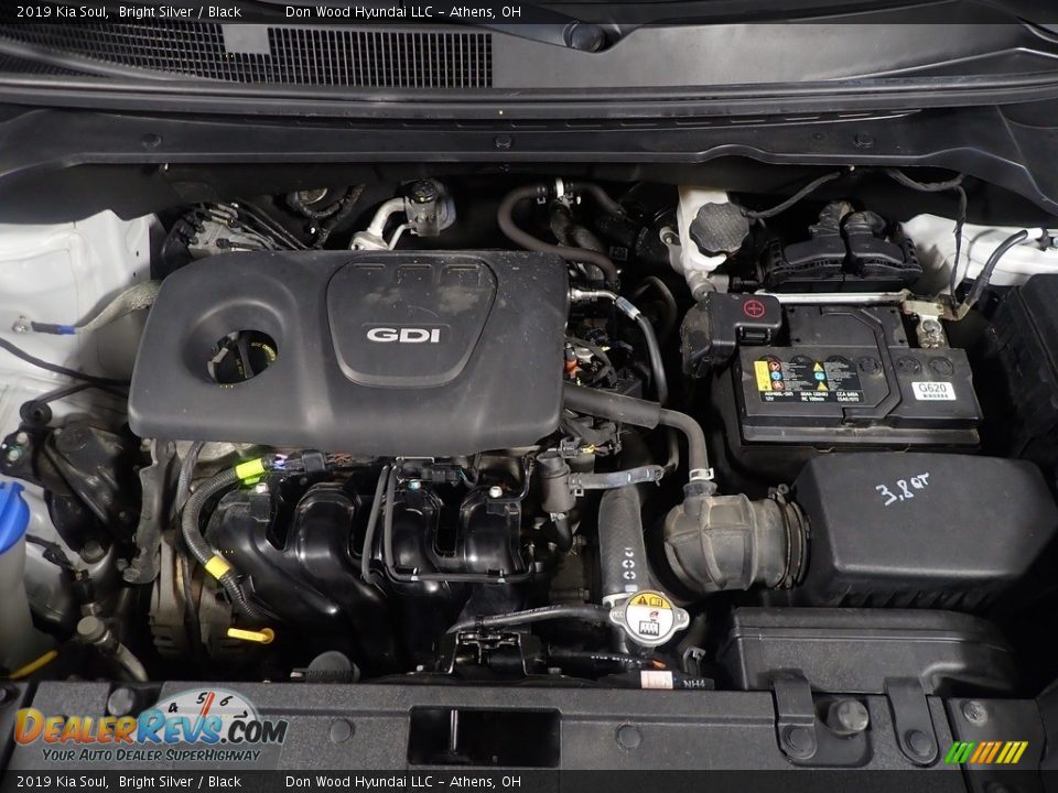 2019 Kia Soul Bright Silver / Black Photo #7