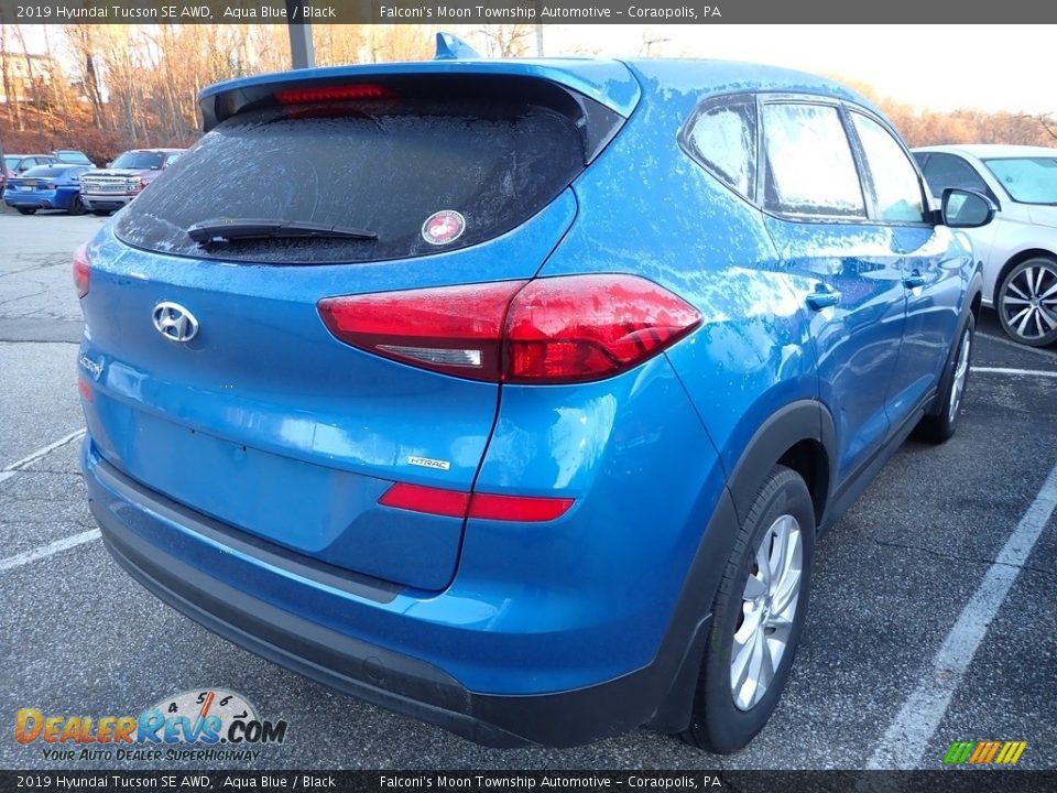 2019 Hyundai Tucson SE AWD Aqua Blue / Black Photo #4