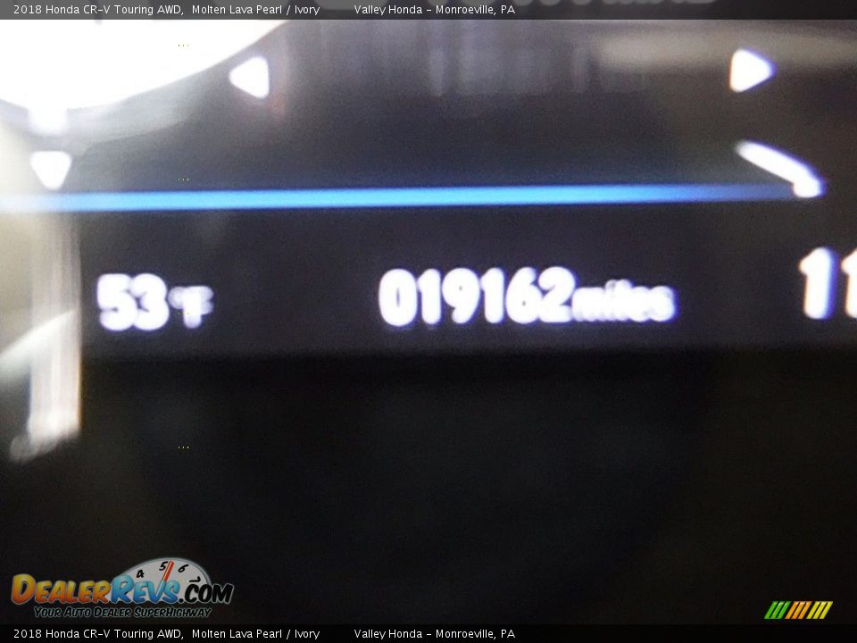 2018 Honda CR-V Touring AWD Molten Lava Pearl / Ivory Photo #28
