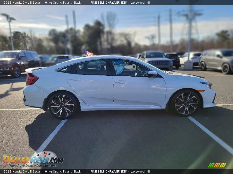 2018 Honda Civic Si Sedan White Orchid Pearl / Black Photo #21