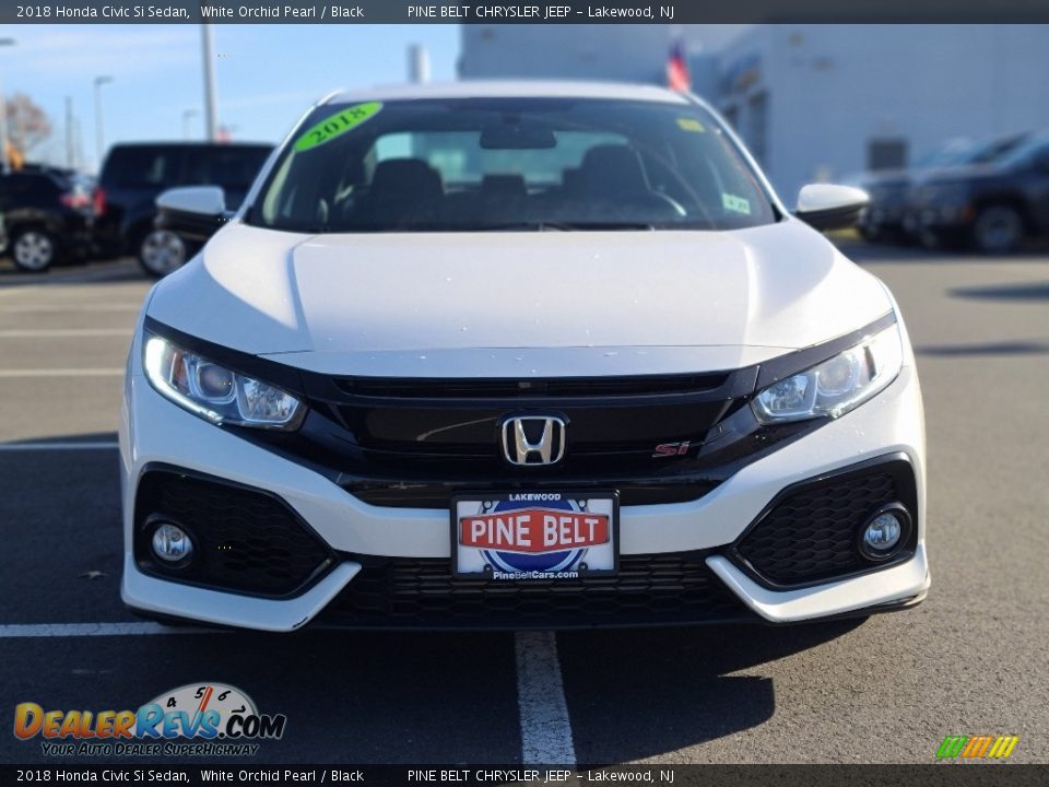 2018 Honda Civic Si Sedan White Orchid Pearl / Black Photo #23