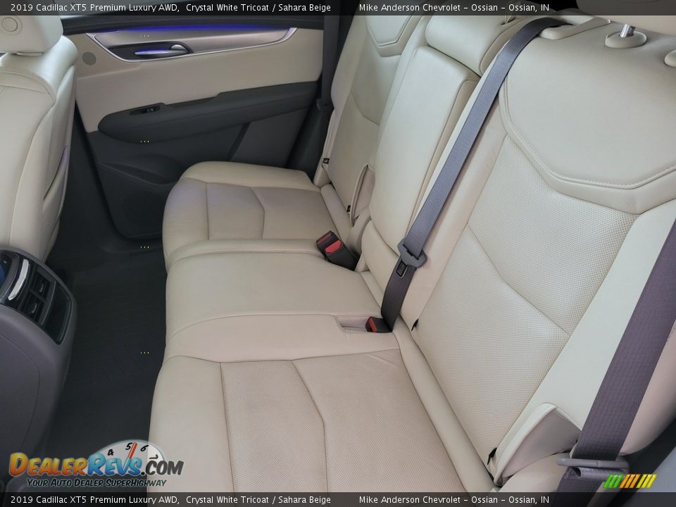 Rear Seat of 2019 Cadillac XT5 Premium Luxury AWD Photo #17