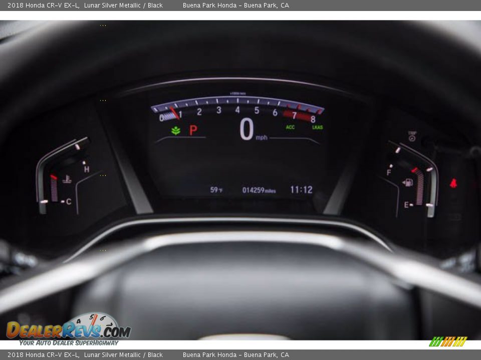 2018 Honda CR-V EX-L Lunar Silver Metallic / Black Photo #27